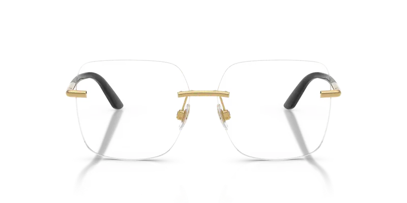 Dolce & Gabbana Donna DG1360 02 Montature da vista Metallo Oro Trasparente Squadrata Normale miniatura 2