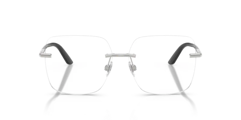 Dolce & Gabbana Donna DG1360 05 Montature da vista Metallo Argento Trasparente Squadrata Normale miniatura 2