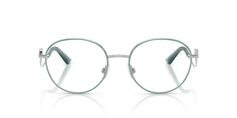 Donna DG1365 1325 Montature da vista Metallo Argento Trasparente Rotonda Normale miniatura 3