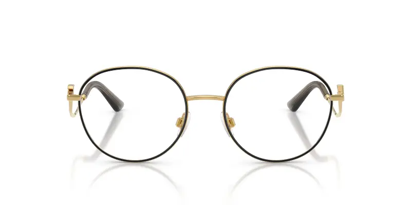 Donna DG1365 1334 Montature da vista Metallo Nero Trasparente Rotonda Normale miniatura 3