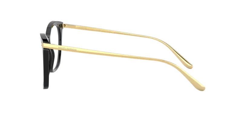 Dolce & Gabbana Donna DG3331 501 Montature da vista Plastica Nero Squadrata miniatura 2