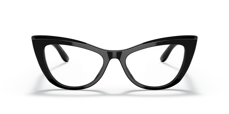 Dolce & Gabbana Donna DG3354 501 Montature da vista Plastica Nero Cat Eye miniatura 2