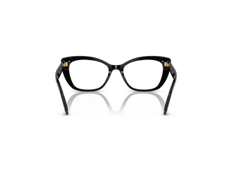 Dolce & Gabbana Donna DG3360 3246 Montature da vista Acetato Nero Trasparente Cat Eye Normale miniatura 3