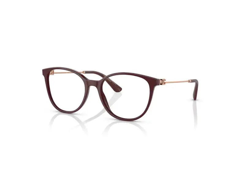 Dolce & Gabbana Donna DG3363  3091 Montature da vista Acetato Rosso Trasparente Farfalla Normale