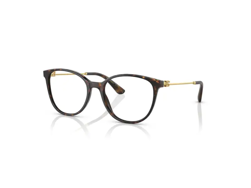 Donna DG3363 502 Montature da vista Acetato Tartaruga Trasparente Farfalla Normale