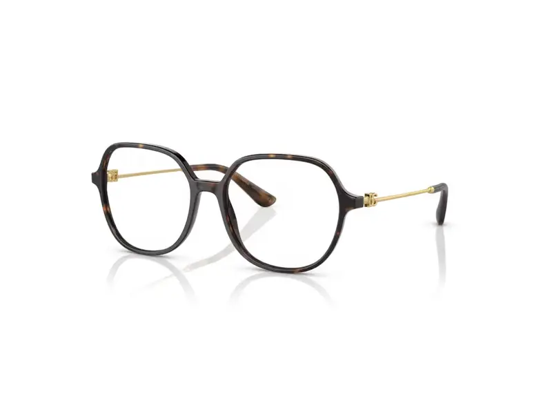 Dolce & Gabbana Donna DG3364 502 Montature da vista Acetato Tartaruga Trasparente Farfalla Normale