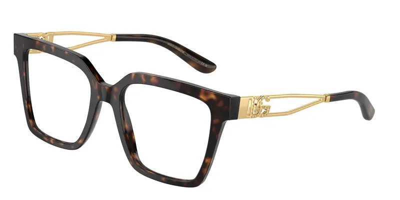 Dolce & Gabbana Donna DG3376B  502 Montature da vista Acetato Tartaruga Trasparente Squadrata Normale