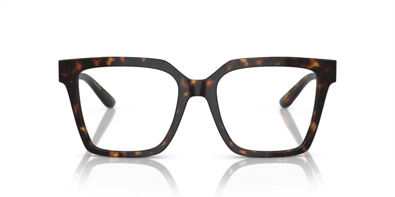 Dolce & Gabbana Donna DG3376B 502 Montature da vista Acetato Tartaruga Trasparente Squadrata Normale miniatura 2