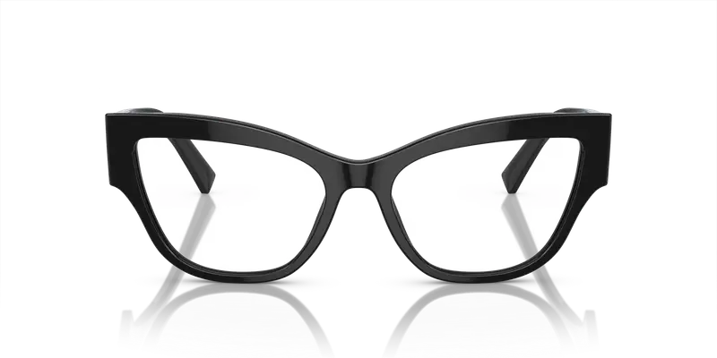 Dolce & Gabbana Donna DG3378 501 Montature da vista Acetato Nero Trasparente Cat Eye Normale miniatura 2