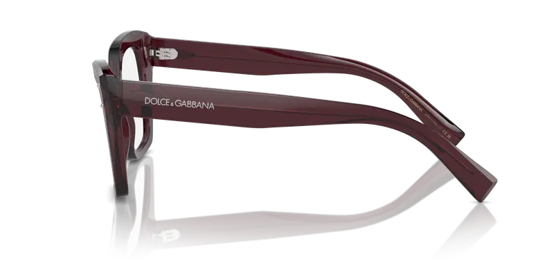 Dolce & Gabbana Donna DG3386 3045 Montature da vista Acetato Viola Trasparente Farfalla Normale miniatura 3