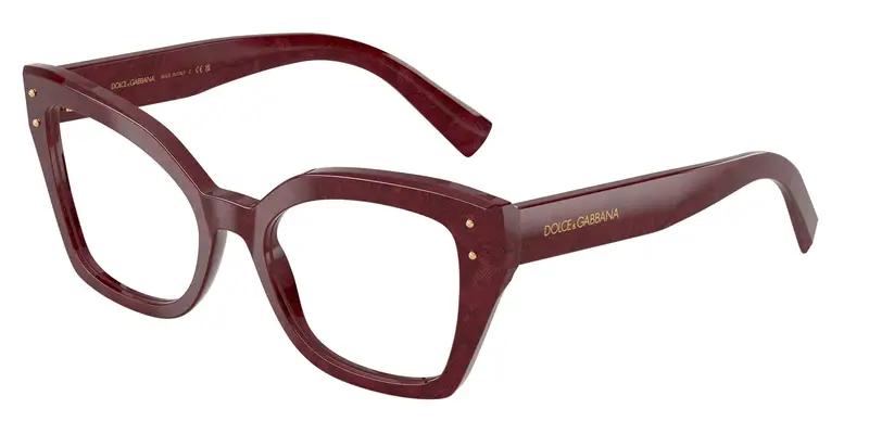 Dolce & Gabbana Donna DG3386  3442 Montature da vista Acetato Multi-colore Trasparente Farfalla Normale
