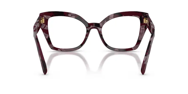 Donna DG3386 3464 Montature da vista Acetato Viola Trasparente Farfalla Normale miniatura 2