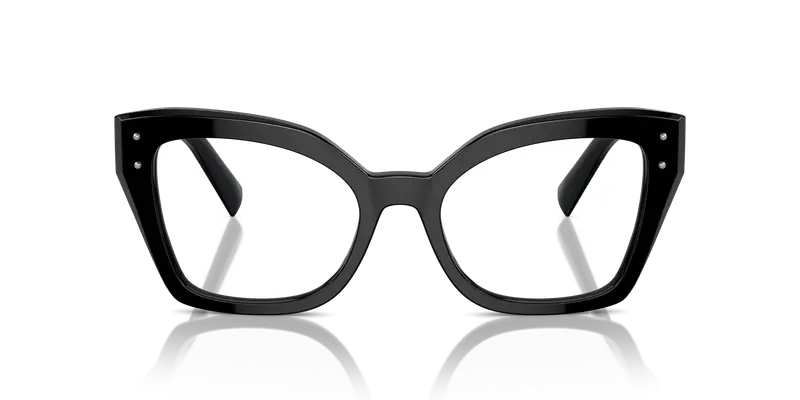 Dolce & Gabbana Donna DG3386 501 Montature da vista Acetato Nero Trasparente Farfalla Normale miniatura 2