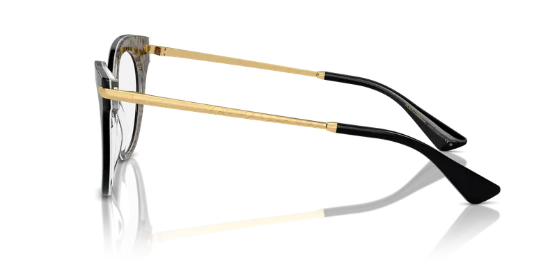 Dolce & Gabbana Donna DG3392 3299 Montature da vista Acetato Nero Trasparente Farfalla Normale miniatura 3