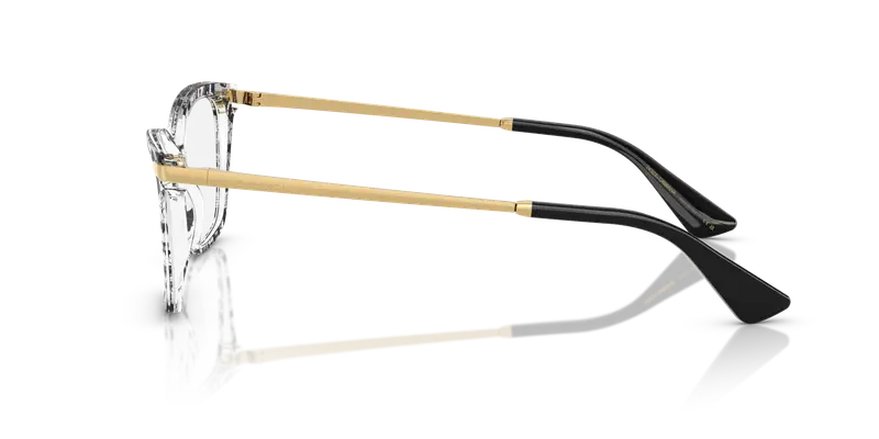 Dolce & Gabbana Donna DG3393 3287 Montature da vista Acetato Nero Trasparente Squadrata Normale miniatura 3