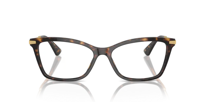 Dolce & Gabbana Donna DG3393 502 Montature da vista Acetato Tartaruga Trasparente Squadrata Normale miniatura 2