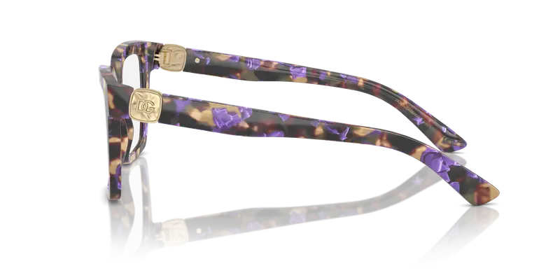 Dolce & Gabbana Donna DG3395 3439 Montature da vista Acetato Blu Trasparente Squadrata Normale miniatura 3