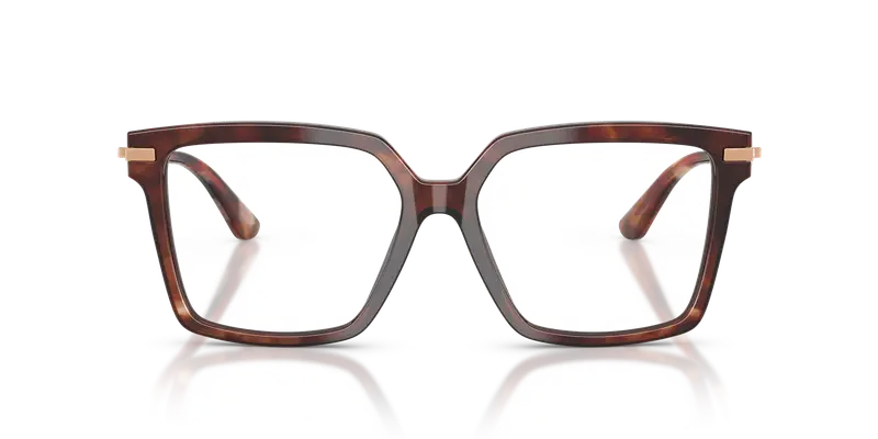 Dolce & Gabbana Donna DG3397 3222 Montature da vista Acetato Tartaruga Trasparente Squadrata Normale miniatura 2