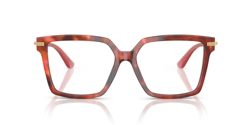 Dolce & Gabbana Donna DG3397 3444 Montature da vista Acetato Tartaruga Trasparente Squadrata Normale miniatura 2