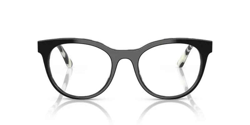 Dolce & Gabbana Donna DG3399 3372 Montature da vista Acetato Nero Trasparente Pantos Normale miniatura 2