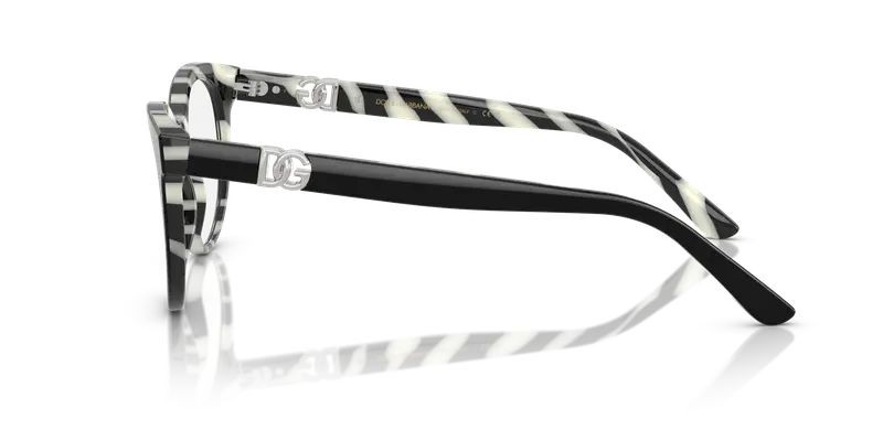 Dolce & Gabbana Donna DG3399 3372 Montature da vista Acetato Nero Trasparente Pantos Normale miniatura 3