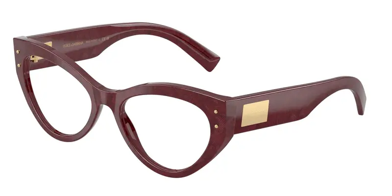Dolce & Gabbana Donna DG3403  3442 Montature da vista Acetato Multi-colore Trasparente Cat Eye Normale