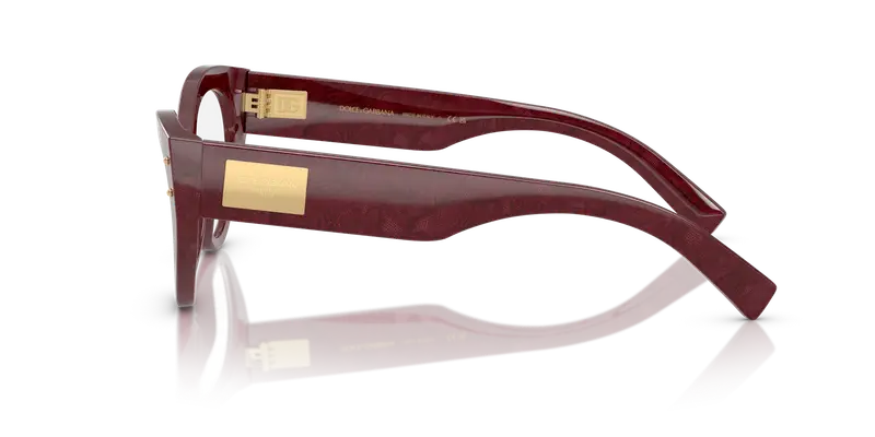 Dolce & Gabbana Donna DG3403 3442 Montature da vista Acetato Multi-colore Trasparente Cat Eye Normale miniatura 3