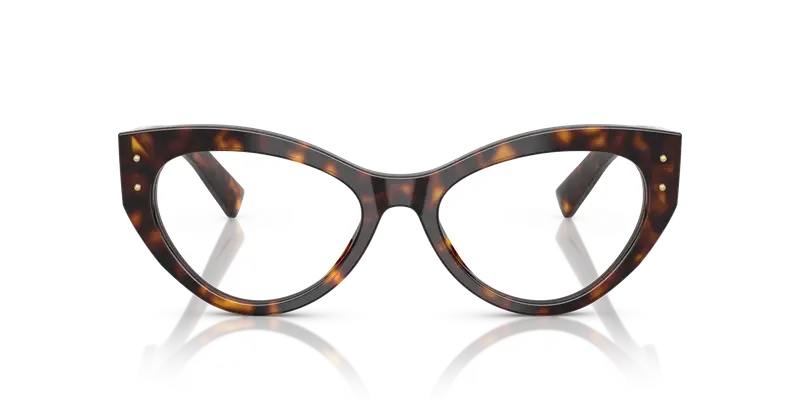 Dolce & Gabbana Donna DG3403 502 Montature da vista Acetato Tartaruga Trasparente Cat Eye Normale miniatura 2