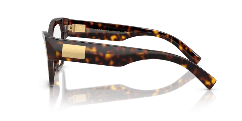 Dolce & Gabbana Donna DG3404 502 Montature da vista Acetato Tartaruga Trasparente Farfalla Normale miniatura 3