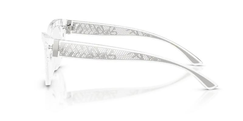 Dolce & Gabbana Donna DG3412 3133 Montature da vista Acetato Trasparente Trasparente Cat Eye Normale miniatura 3