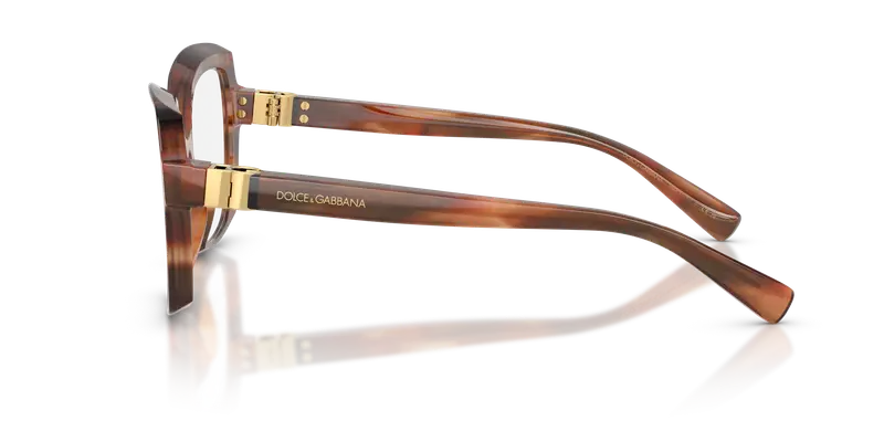 Dolce & Gabbana Donna DG3413 3221 Montature da vista Acetato Tartaruga Trasparente Farfalla Normale miniatura 3