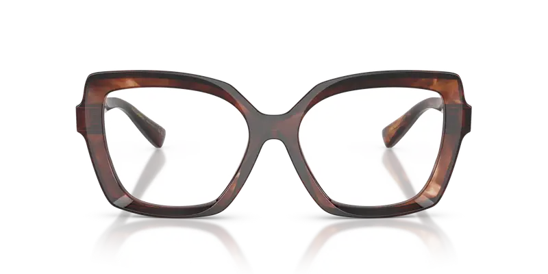 Dolce & Gabbana Donna DG3413 3222 Montature da vista Acetato Rosso Trasparente Farfalla Normale miniatura 2