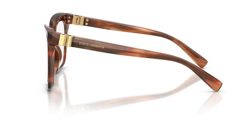 Dolce & Gabbana Donna DG3417 3221 Montature da vista Acetato Tartaruga Trasparente Squadrata Normale miniatura 3