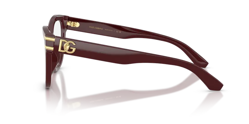 Dolce & Gabbana Donna DG3418 3091 Montature da vista Acetato Rosso Trasparente Farfalla Normale miniatura 3