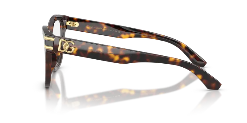 Dolce & Gabbana Donna DG3418 502 Montature da vista Acetato Tartaruga Trasparente Farfalla Normale miniatura 3