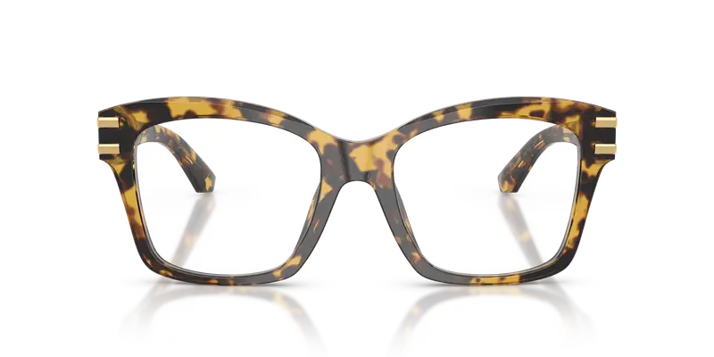 Dolce & Gabbana Donna DG3419 3330 Montature da vista Acetato Tartaruga Trasparente Squadrata Normale miniatura 2