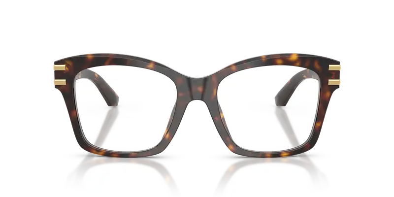 Dolce & Gabbana Donna DG3419 502 Montature da vista Acetato Tartaruga Trasparente Squadrata Normale miniatura 2