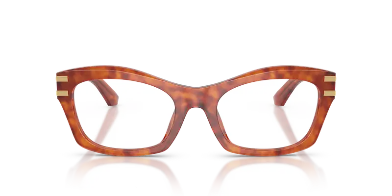 Dolce & Gabbana Donna DG3420 3452 Montature da vista Acetato Marrone Trasparente Farfalla Normale miniatura 2