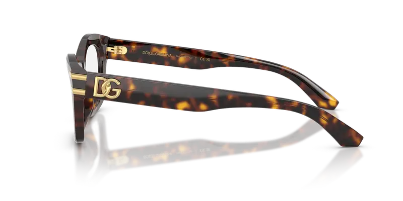 Dolce & Gabbana Donna DG3420 502 Montature da vista Acetato Tartaruga Trasparente Farfalla Normale miniatura 3