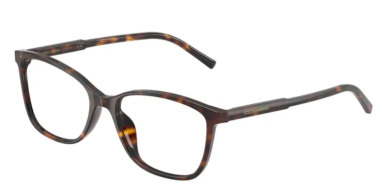 Dolce & Gabbana Donna DG3424  502 Montature da vista Acetato Tartaruga Trasparente Squadrata Normale
