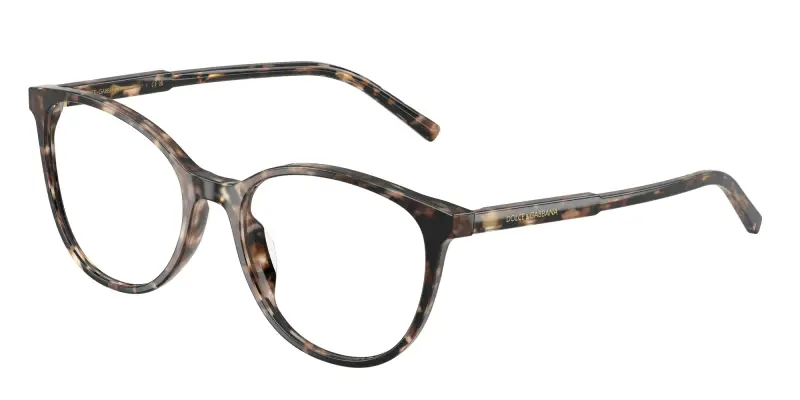 Dolce & Gabbana Montature da vista Donna in acetato marrone a farfalla