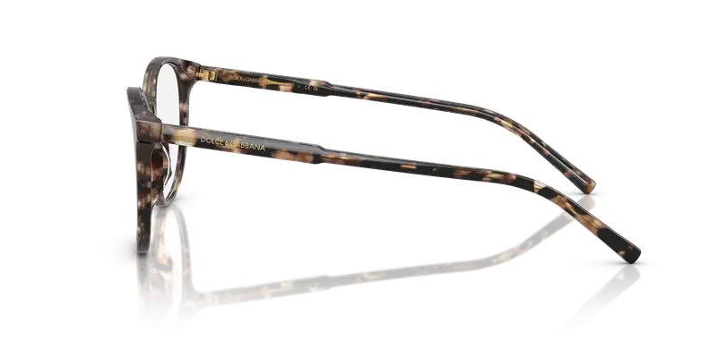 Dolce & Gabbana Donna DG3425 3438 Montature da vista Acetato Marrone Trasparente Farfalla Normale miniatura 3