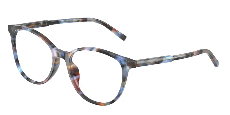 Donna DG3425 3443 Montature da vista Acetato Blu Trasparente Farfalla Normale
