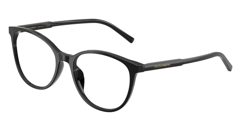 Dolce & Gabbana Donna DG3425  501 Montature da vista Acetato Nero Trasparente Farfalla Normale