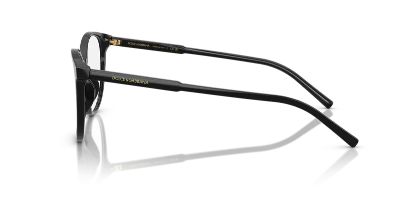 Dolce & Gabbana Donna DG3425 501 Montature da vista Acetato Nero Trasparente Farfalla Normale miniatura 3