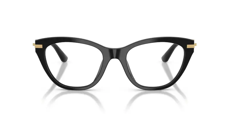 Donna DG3428 501 Montature da vista Acetato Nero Trasparente Farfalla Normale miniatura 3