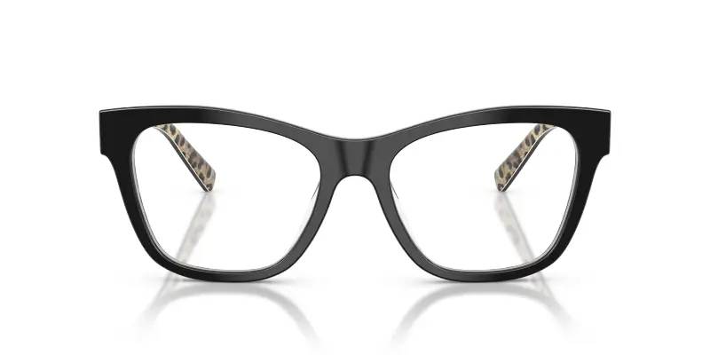 Donna DG3430 3299 Montature da vista Acetato Nero Trasparente Squadrata Normale miniatura 3