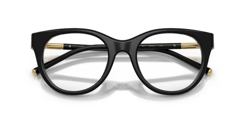 Donna DG3433 501 Montature da vista Acetato Nero Trasparente Pantos Normale miniatura 2