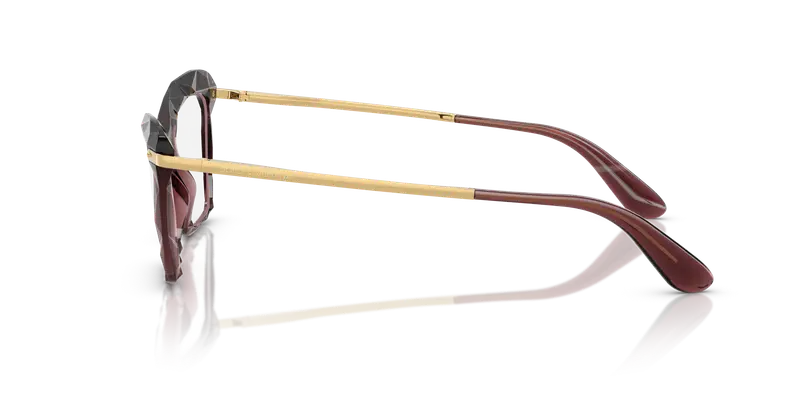 Dolce & Gabbana Donna DG5025 3045 Montature da vista Nylon Rosso Trasparente Cat Eye Normale miniatura 3