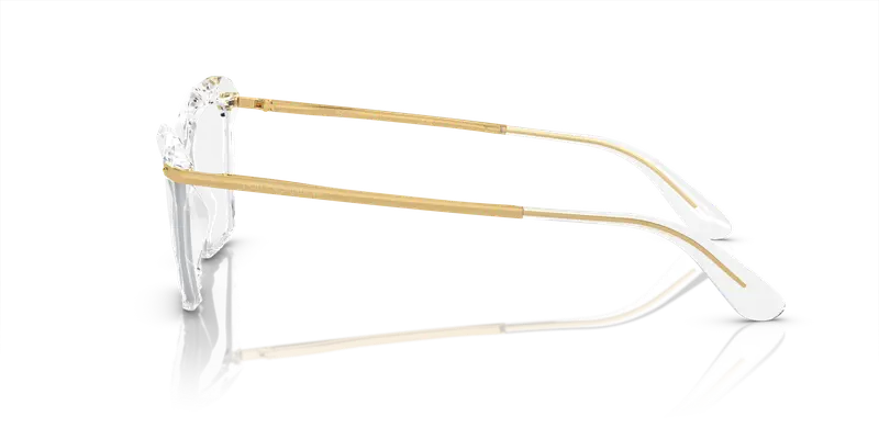 Dolce & Gabbana Donna DG5025 3133 Montature da vista Nylon Trasparente Trasparente Cat Eye Normale miniatura 3